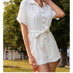 Women's Tie Waist Jumpsuit