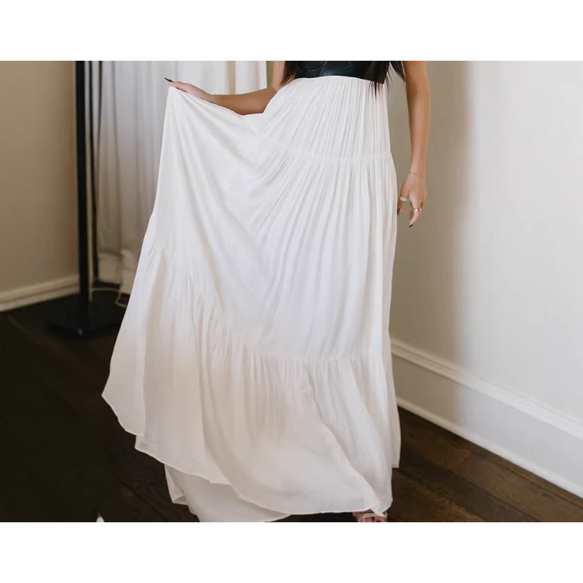 Women's Tube-top Patchwork Maxi Dress
