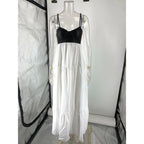 Women's Tube-top Patchwork Maxi Dress