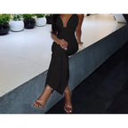 Women's Waist-cinching Halter Neck Maxi Dress