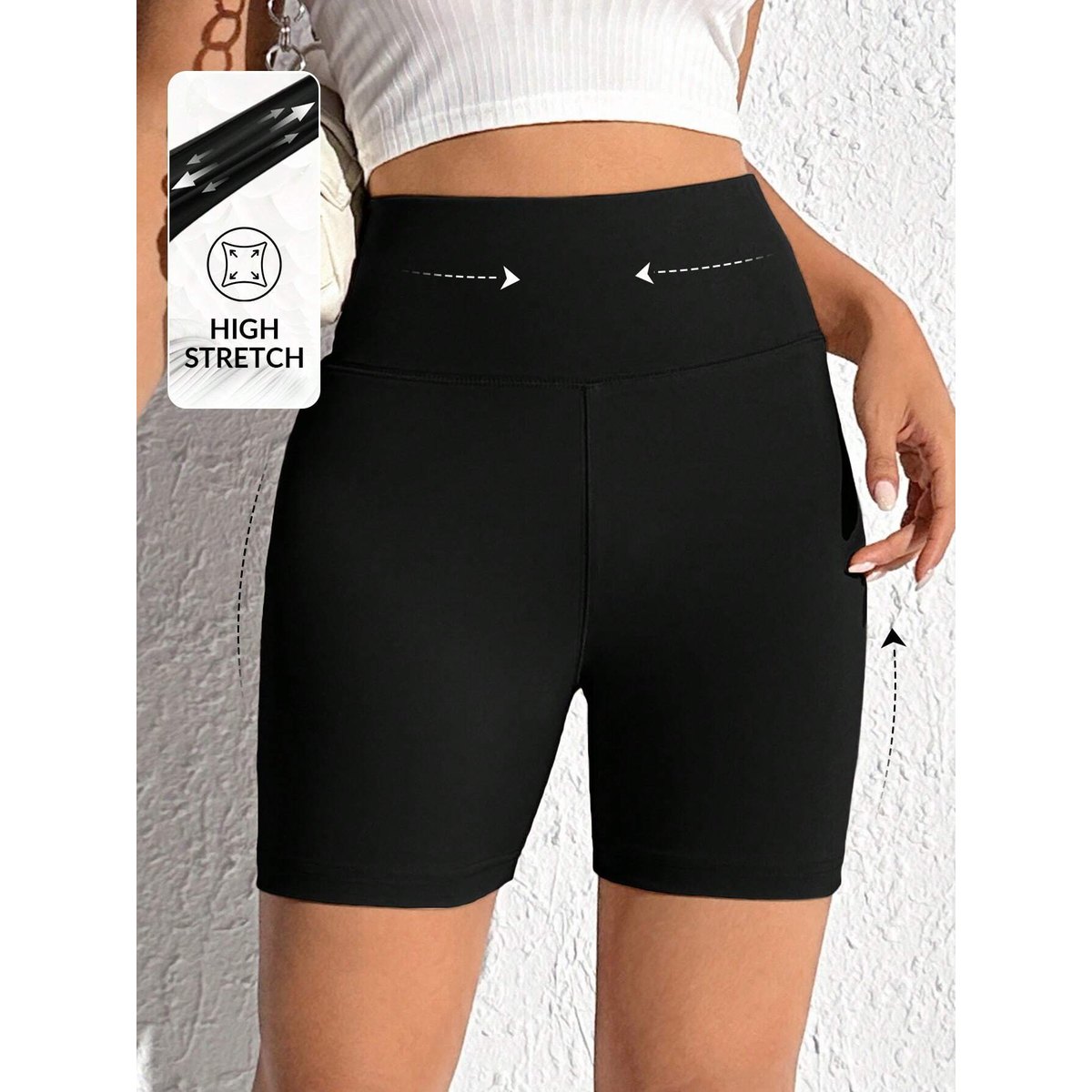 Women's Yoga Shorts Workout Biker High Waisted Butt
