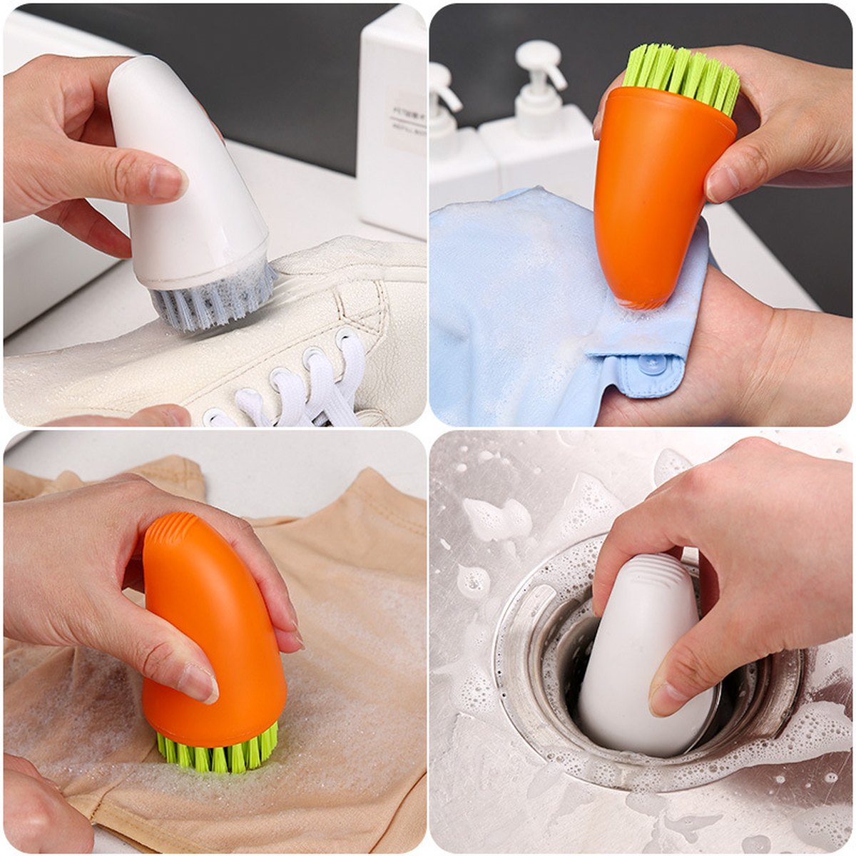 Radish-shaped Cleaning Brush Kitchen Utensil Stovetop