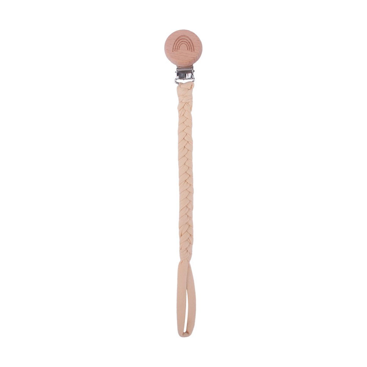 Rainbow Beech Pacifier Clip