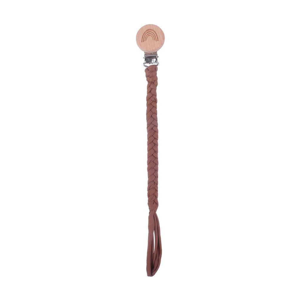 Rainbow Beech Pacifier Clip