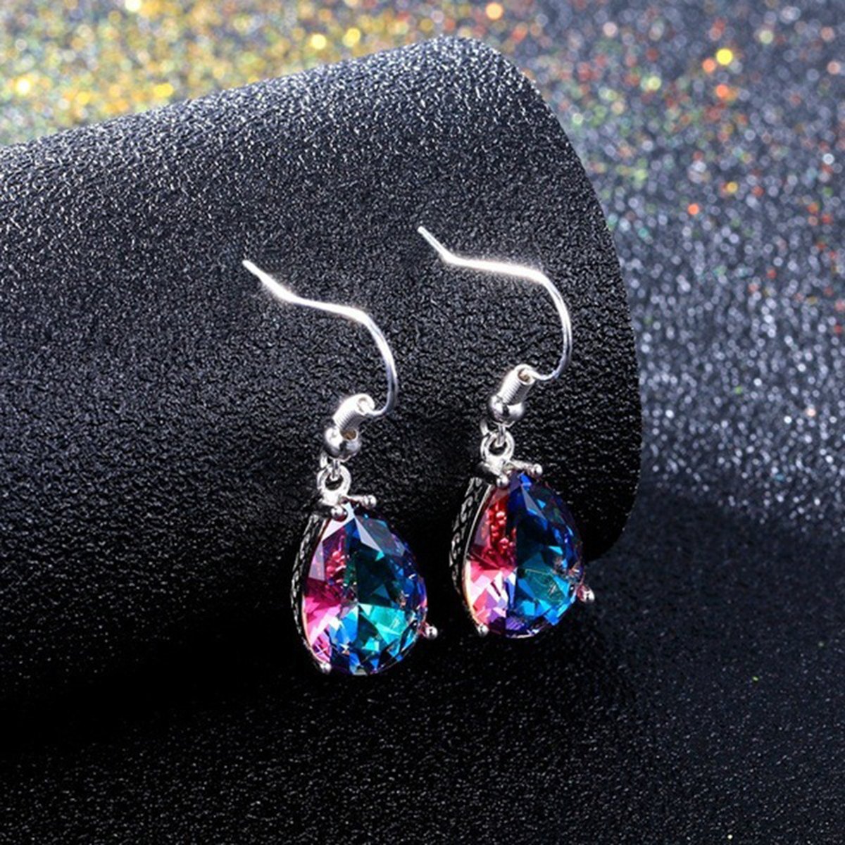 Rainbow Drop Earrings
