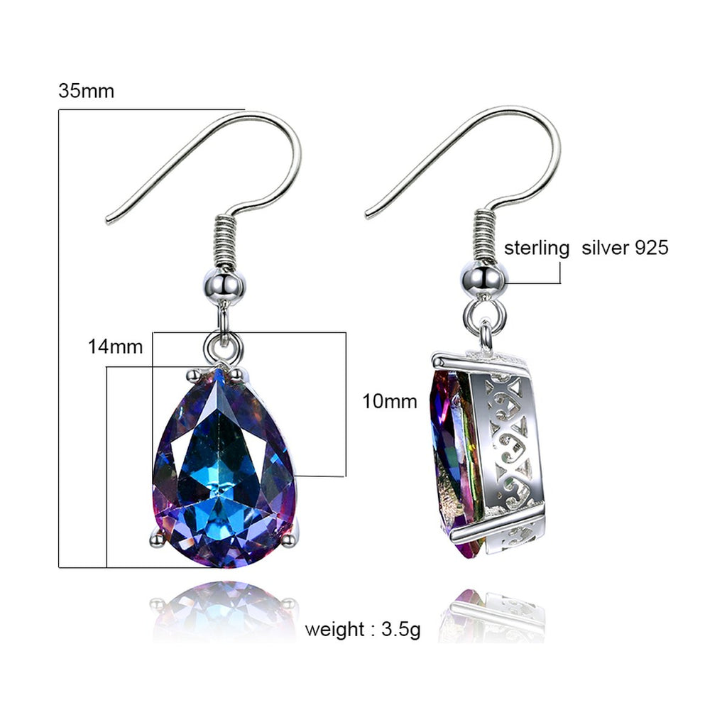 Rainbow Drop Earrings