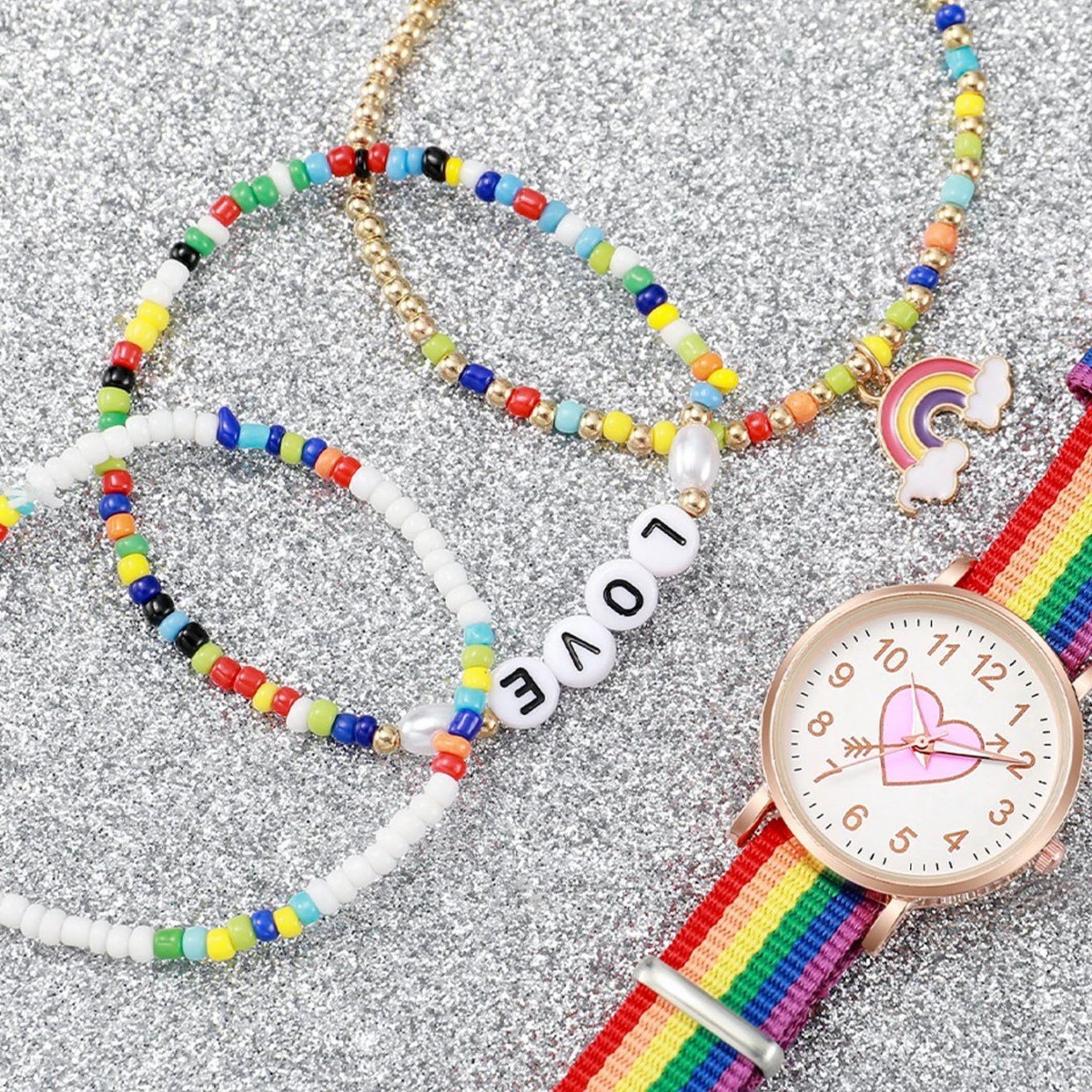 Rainbow Strap Luminous Watch