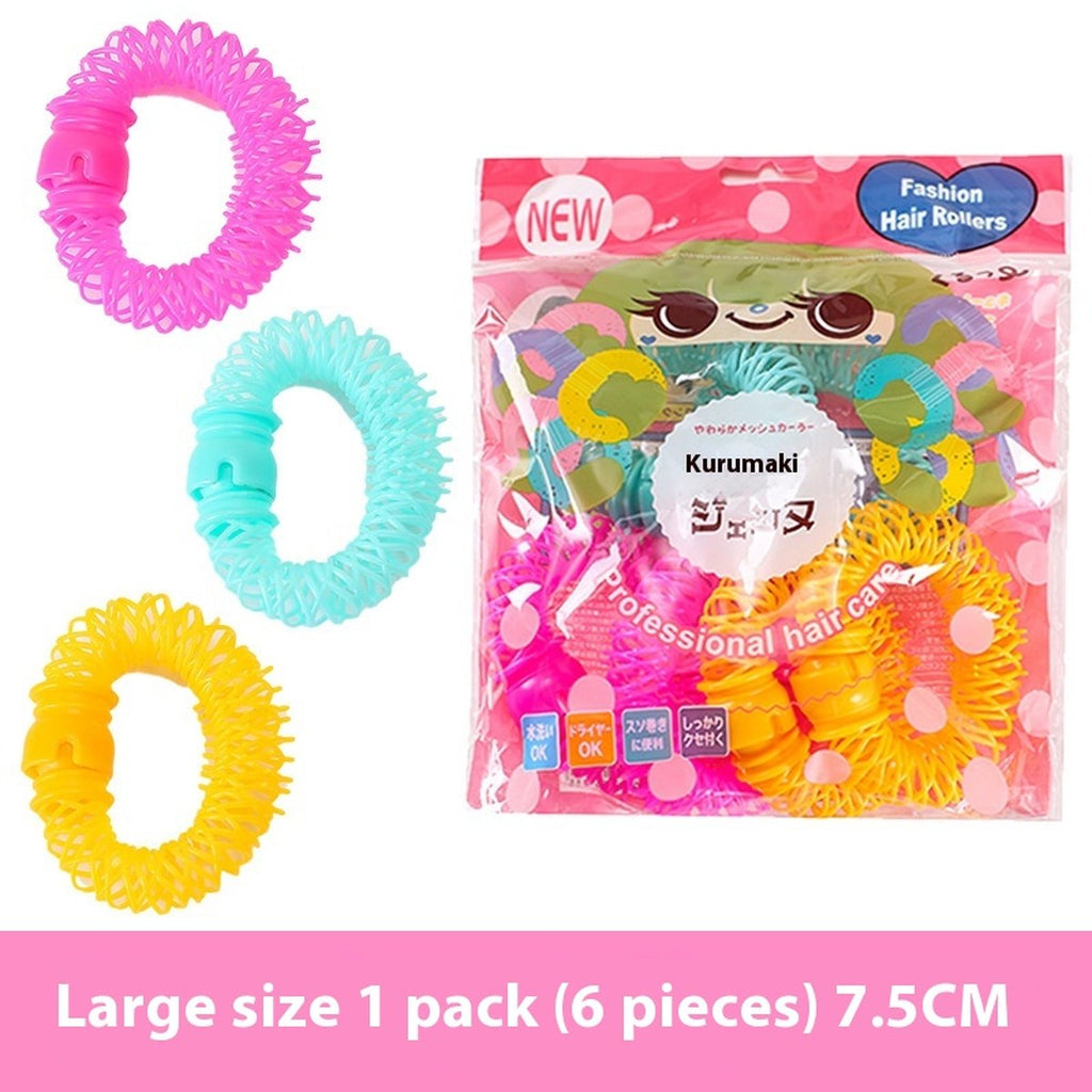 Resin Circle Hair Curler Tool