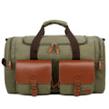 Retro Crazy Horse Leather Canvas Portable Crossbody