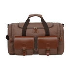 Retro Crazy Horse Leather Canvas Portable Crossbody