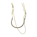 Retro Layered Double Necklace