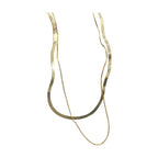 Retro Layered Double Necklace