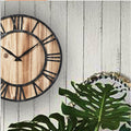 Retro Wall Clock Creative Metal Decorative