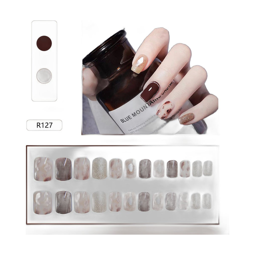 Reusable Short Press-On Nails