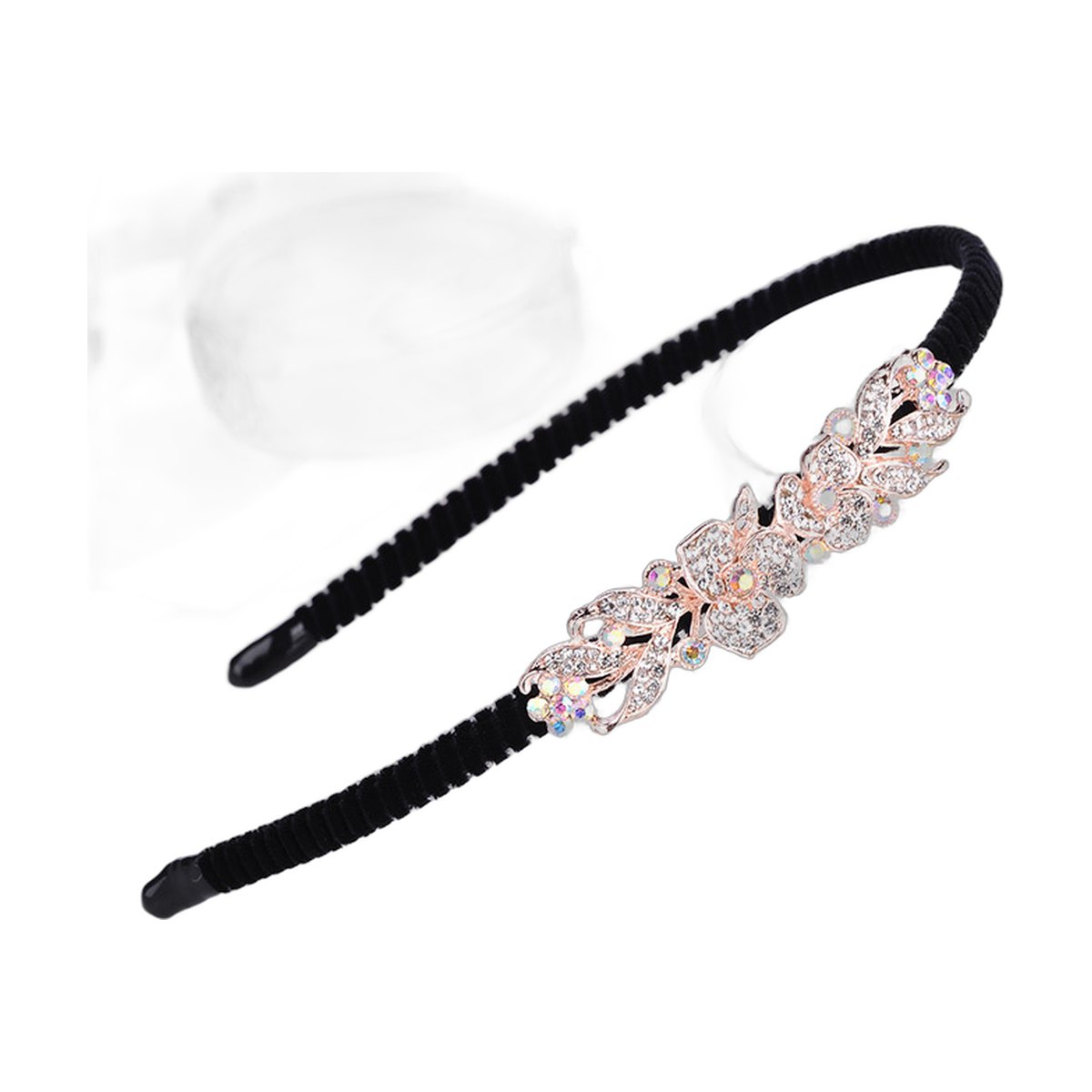 Rhinestone Bow Headband