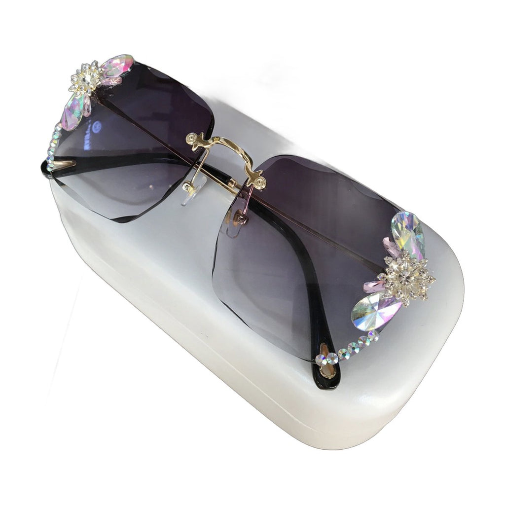 Rhinestone Gradient Sunglasses