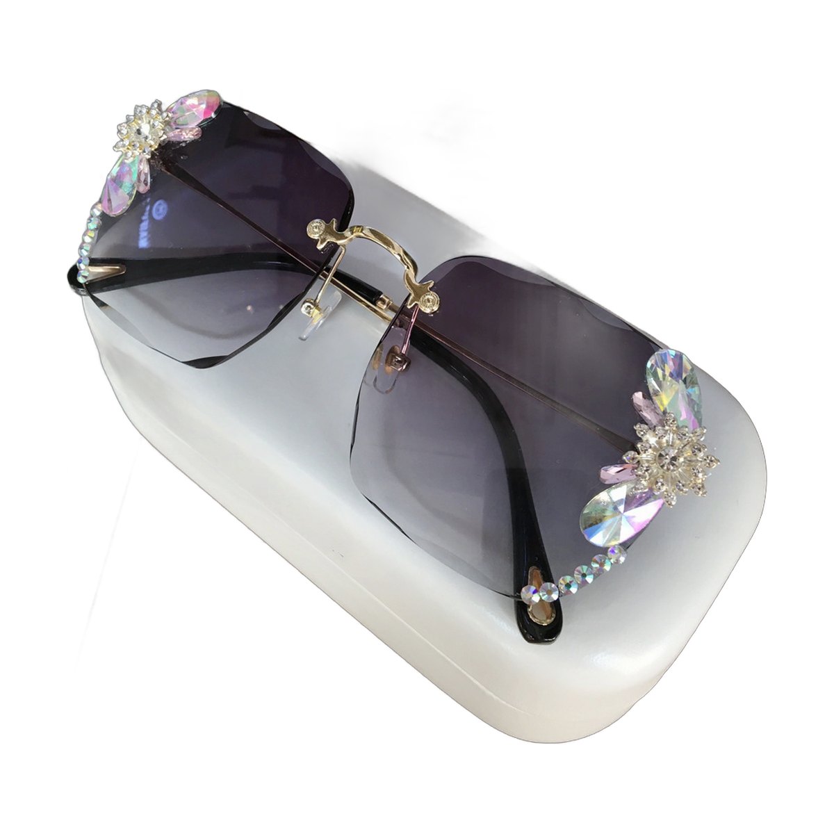 Rhinestone Gradient Sunglasses