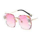 Rhinestone Gradient Sunglasses
