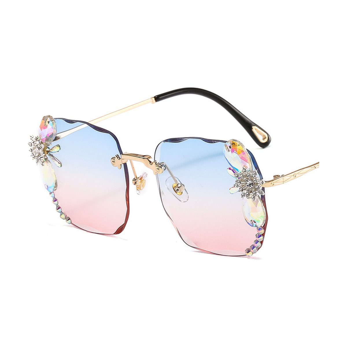 Rhinestone Gradient Sunglasses