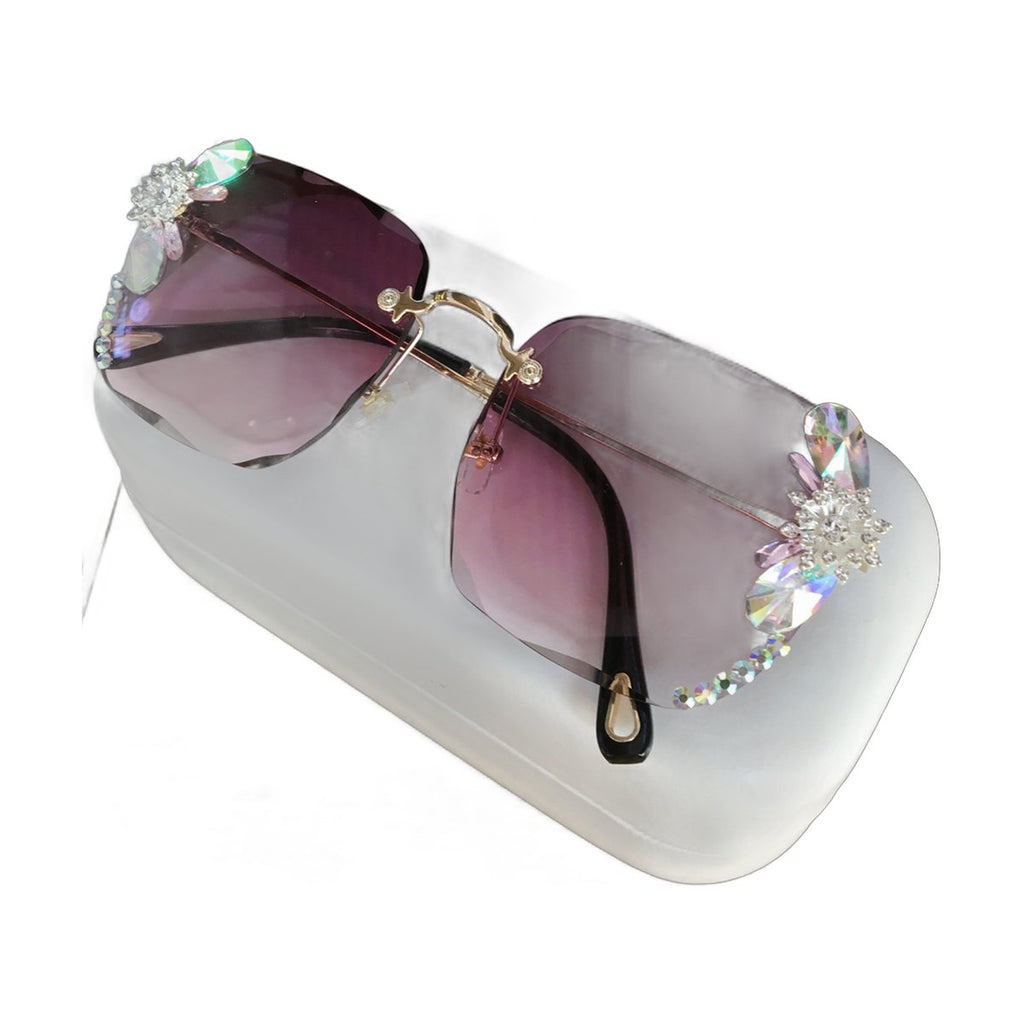 Rhinestone Gradient Sunglasses