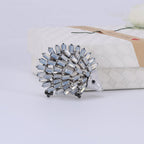 Rhinestone Hedgehog Brooch Clothing Accessories
