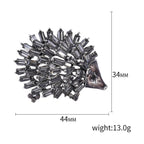 Rhinestone Hedgehog Brooch Clothing Accessories