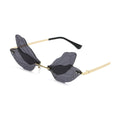 Rimless Butterfly Sunglasses
