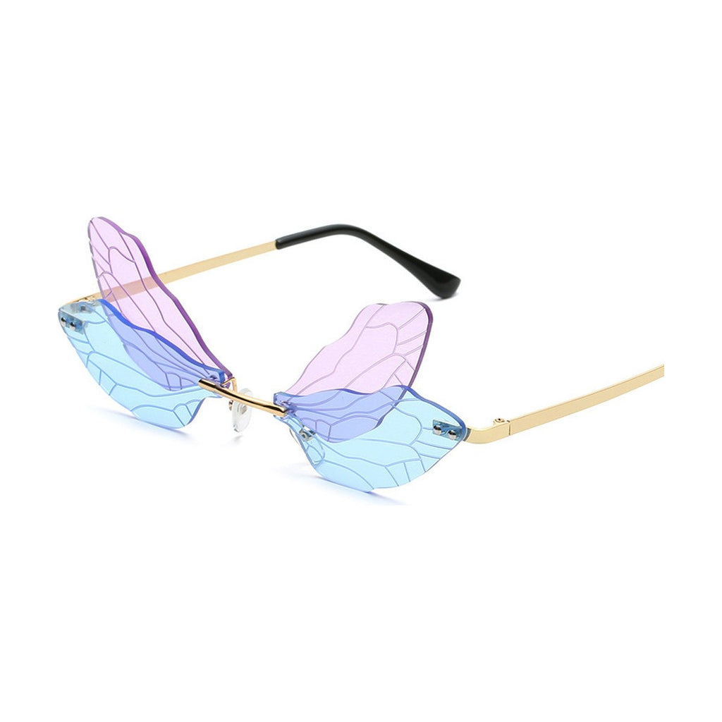 Rimless Butterfly Sunglasses
