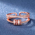 Rings Come Go Diamond-studded Rotating