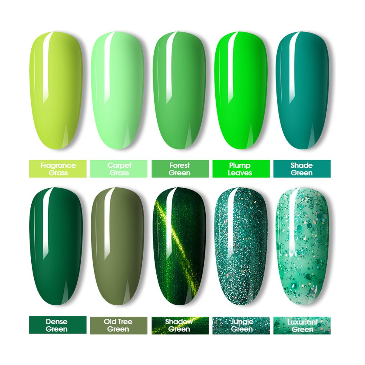 ROSALIND Summer Nude Gel Polish – 10 Shades