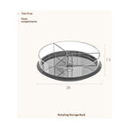 Rotating Spice Rack Kitchen Countertop Condiments