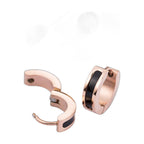 Round Hoop Earrings
