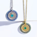 Round Zircon Necklace Jewelry