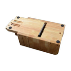 Rubber Wood Soap Dispenser