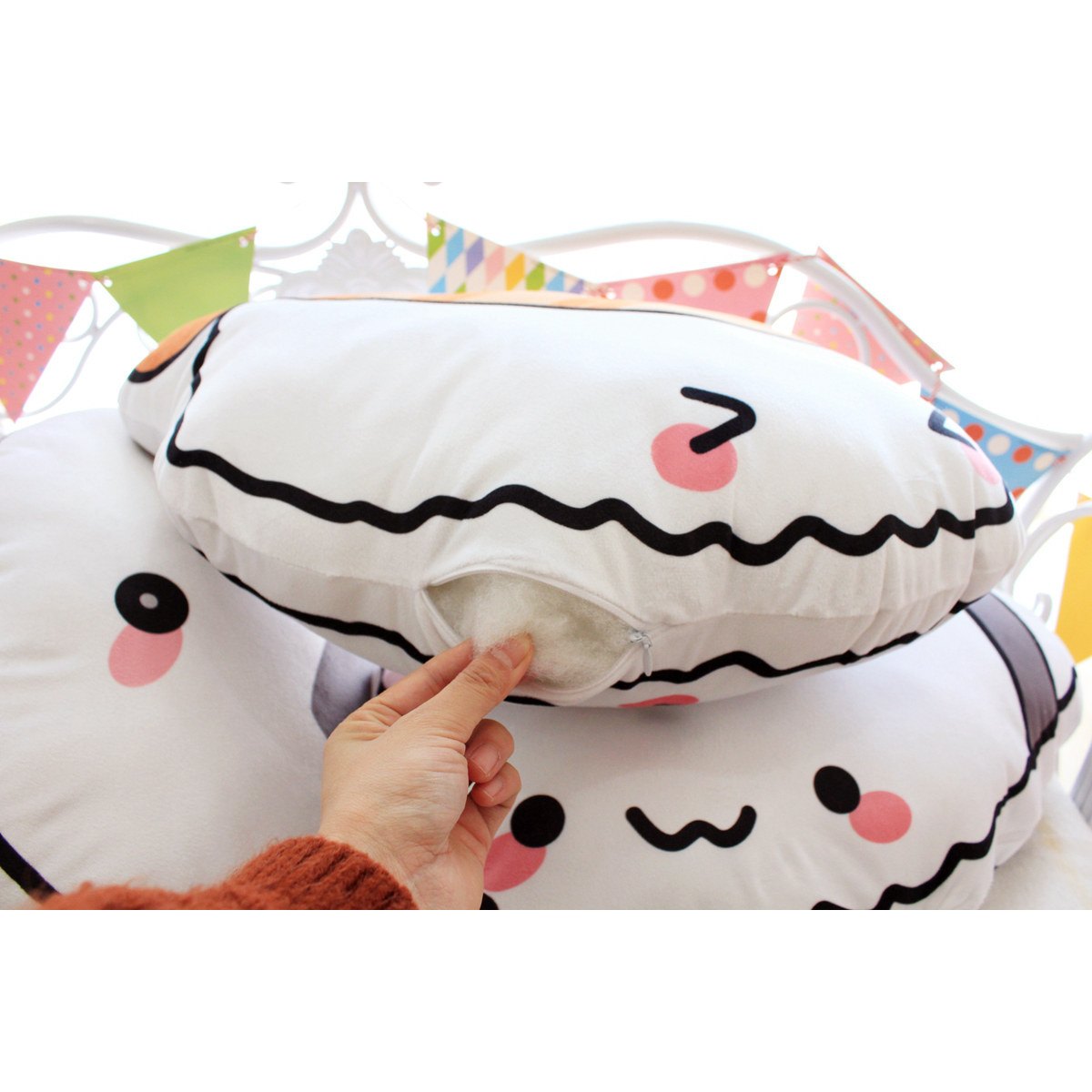 Salmon Cushion Plush Toy