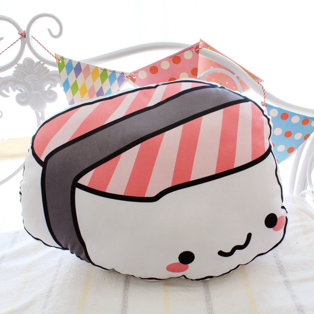 Salmon Cushion Plush Toy