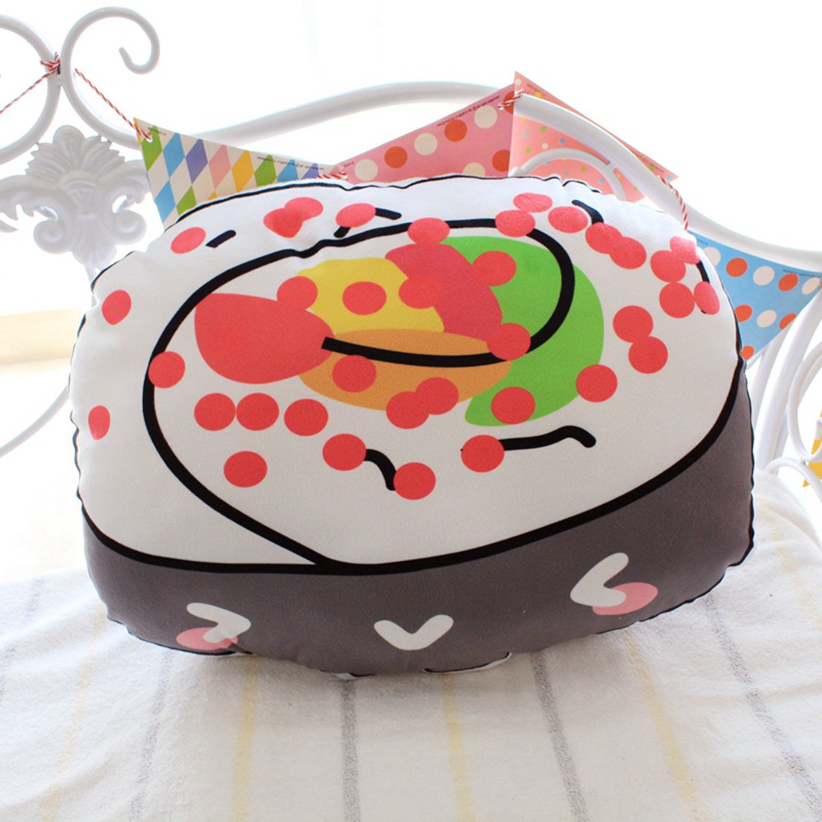 Salmon Cushion Plush Toy
