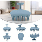 Scalp Massager Shampoo Brush - Silicon Scrubber