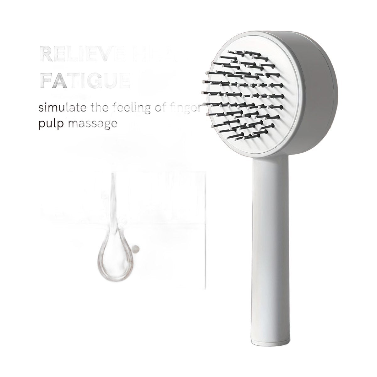 Self-Cleaning Hair Brush