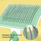 Self Cleaning Slicker Brush Dogs Cats Pets-one
