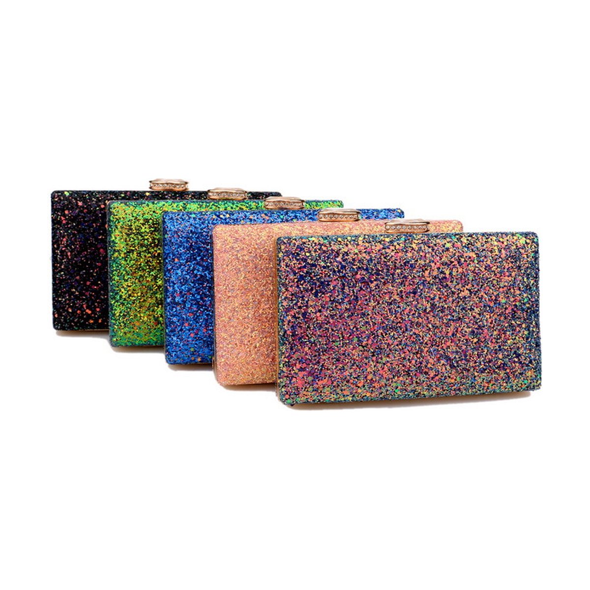 Sequin Evening Clutch Bag