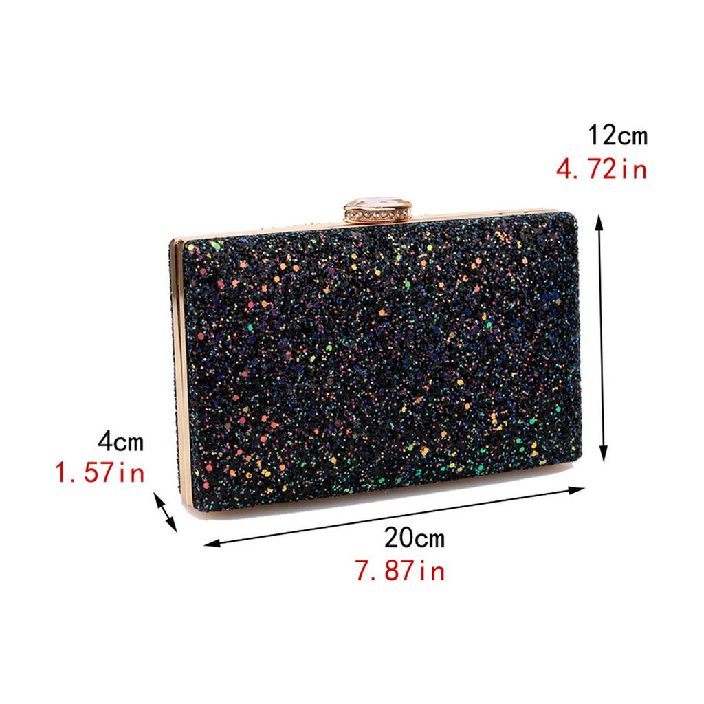 Sequin Evening Clutch Bag