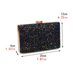 Sequin Evening Clutch Bag