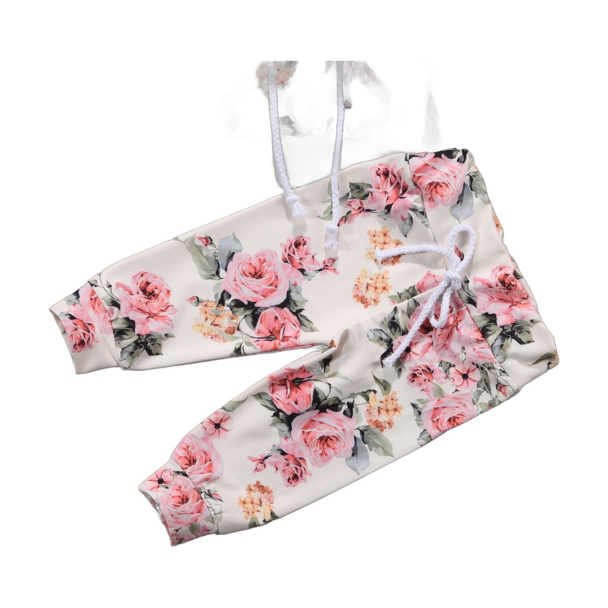 ' Set Baby Printed Hoodie Hair Band