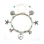 Shell Braided Anklet