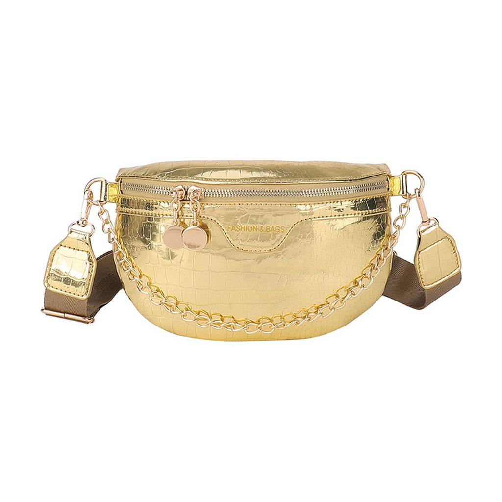 Shiny Chest Bag Westernwide Shoulder Strap