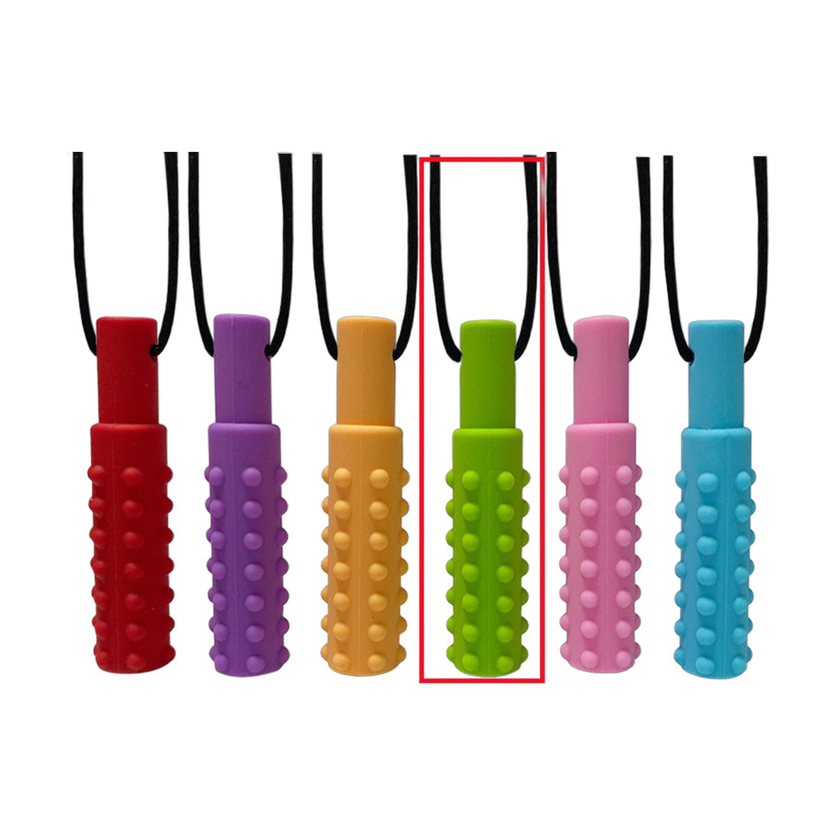 Silicone Chew Necklace Teether