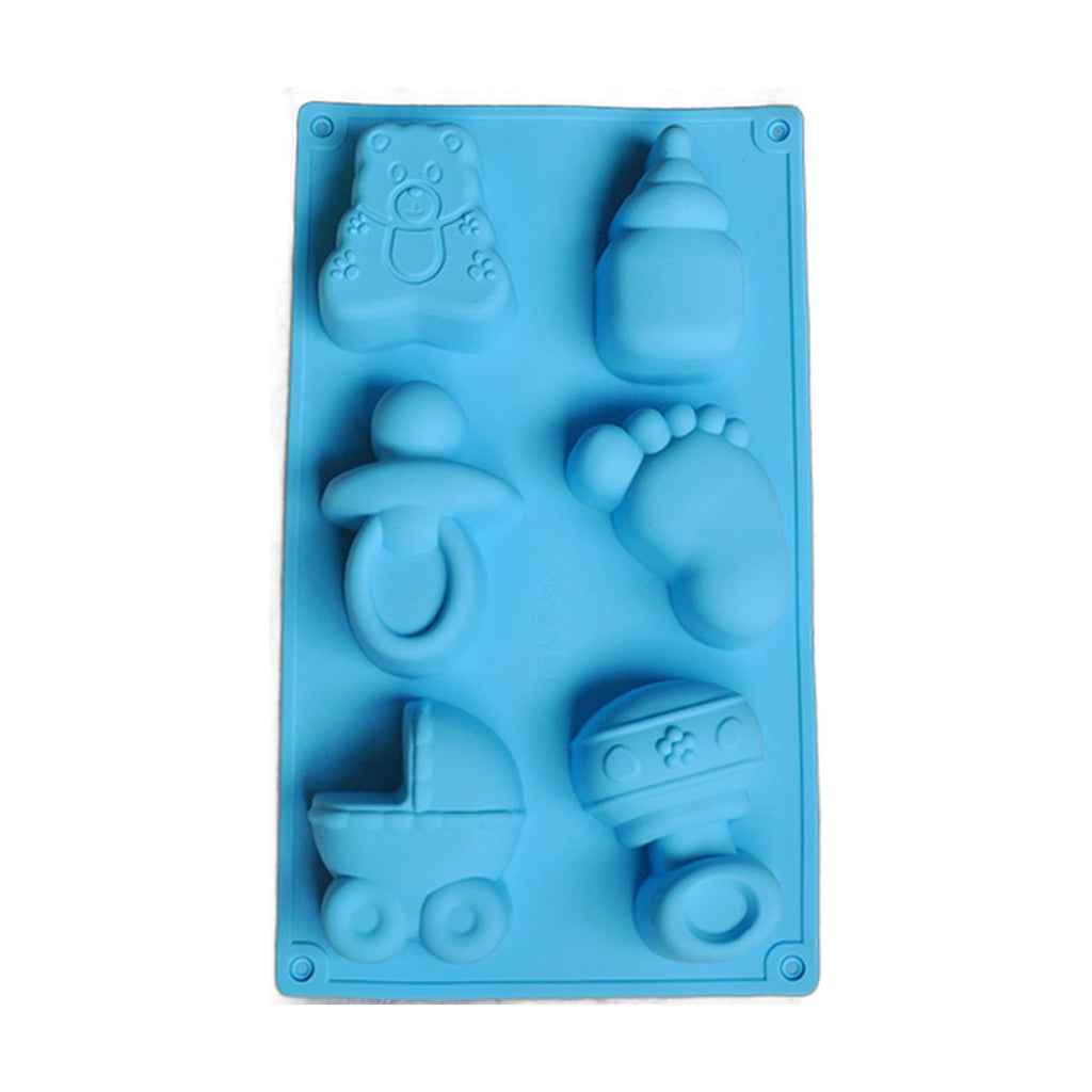 Silicone Mold Pacifier Bear Stroller