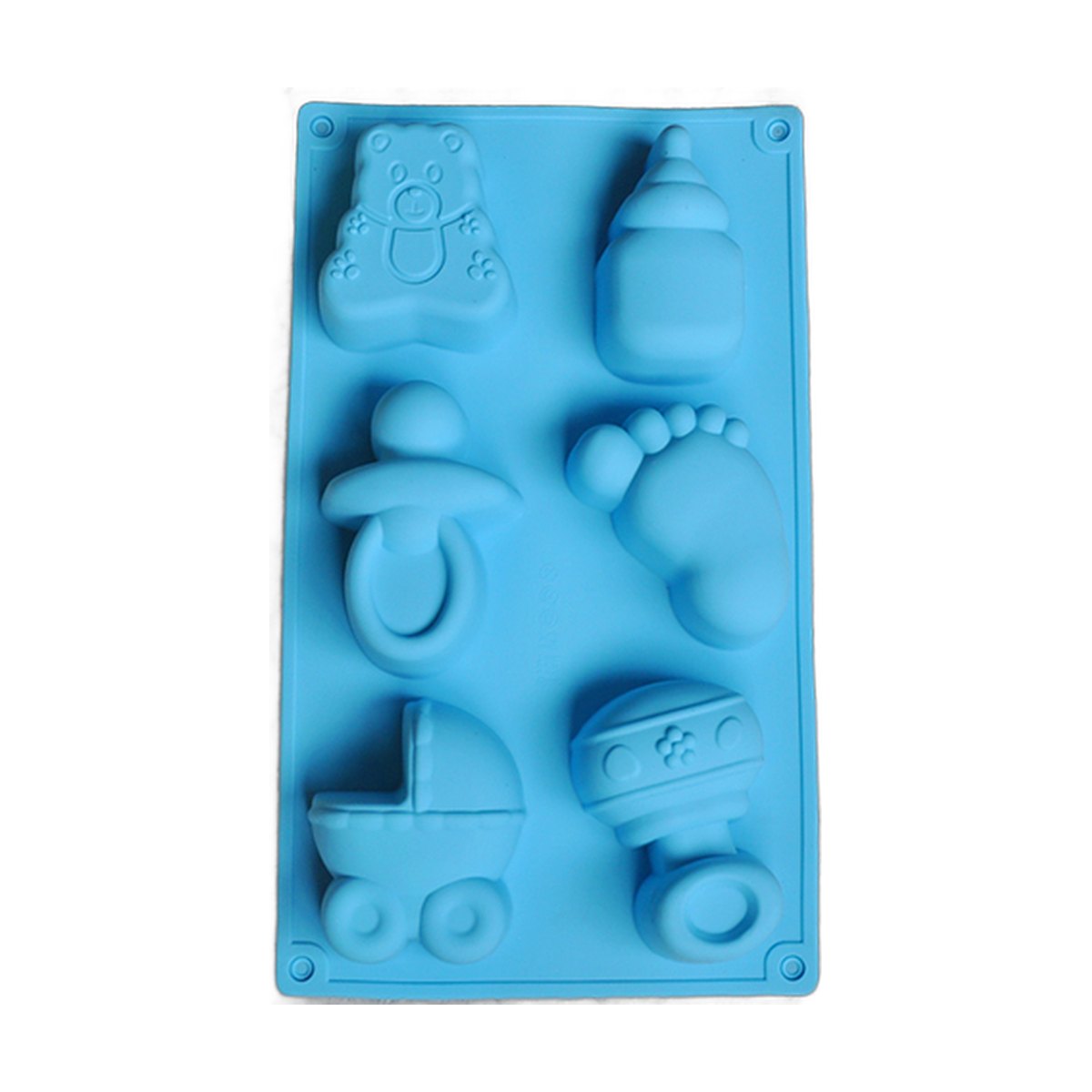 Silicone Mold Pacifier Bear Stroller