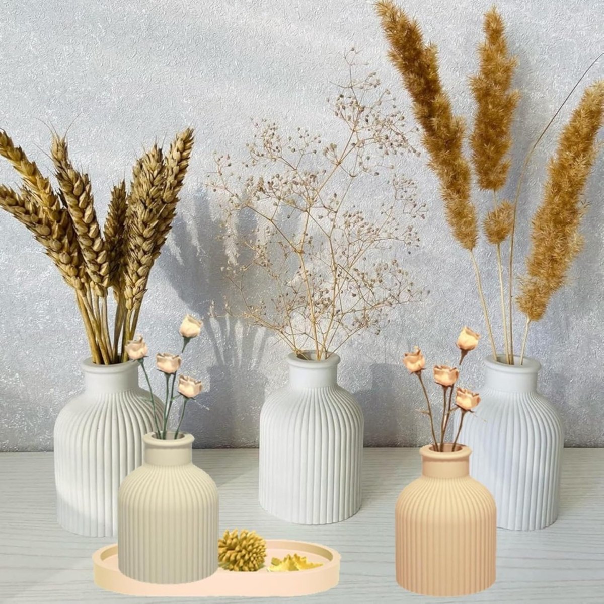 Silicone Vase and Tray Mould Set